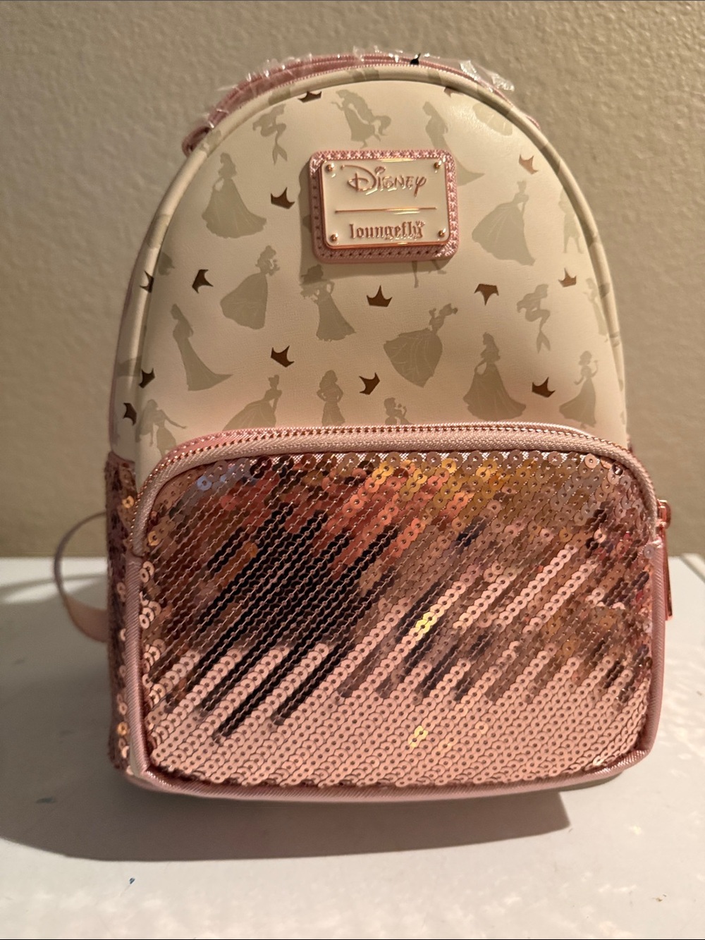 ngefly Disney Ultimate Princess Celebration Sequin Mini Backpack NWT
